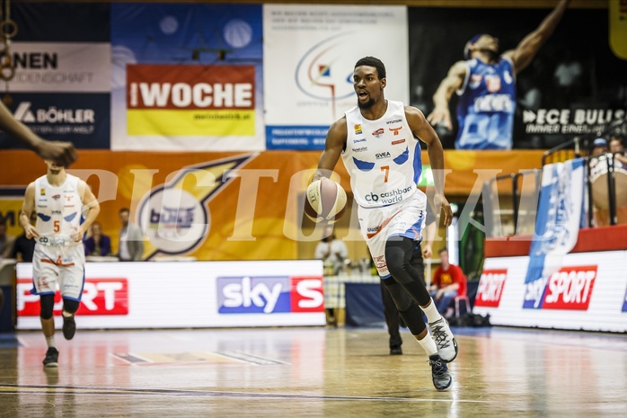 Basketball, ABL 2018/19, Grunddurchgang 34.Runde, Kapfenberg Bulls, Oberwart Gunners, Xavier Ford (7)