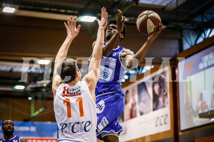 Basketball, ABL 2018/19, Grunddurchgang 34.Runde, Kapfenberg Bulls, Oberwart Gunners, Dwane Miner (6)