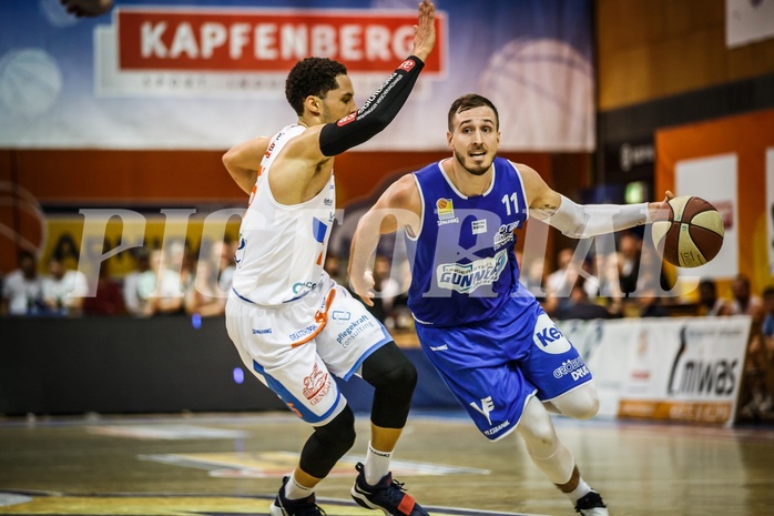 Basketball, ABL 2018/19, Grunddurchgang 34.Runde, Kapfenberg Bulls, Oberwart Gunners, Hayden Thomas Lescault (11)