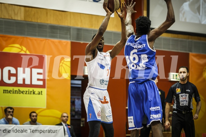 Basketball, ABL 2018/19, Grunddurchgang 34.Runde, Kapfenberg Bulls, Oberwart Gunners, Xavier Ford (7)