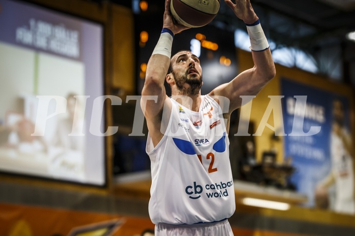 Basketball, ABL 2018/19, Grunddurchgang 34.Runde, Kapfenberg Bulls, Oberwart Gunners, Marino Sarlija (12)