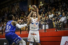 Basketball, ABL 2018/19, Grunddurchgang 34.Runde, Kapfenberg Bulls, Oberwart Gunners, Milan Stegnjaic (11)