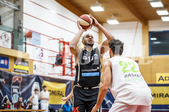 Basketball, Basketball Zweite Liga, Grunddurchgang 17.Runde, Basket Flames, Mattersburg Rocks, Gary WARE (14)
