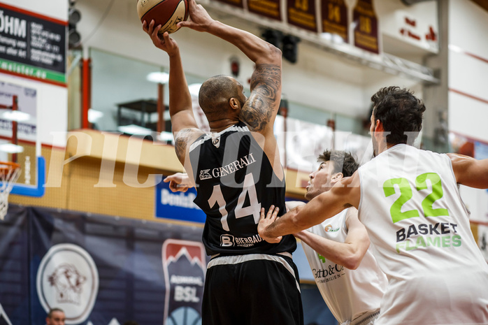 Basketball, Basketball Zweite Liga, Grunddurchgang 17.Runde, Basket Flames, Mattersburg Rocks, Gary WARE (14)