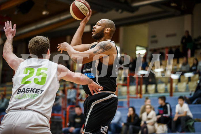 Basketball, Basketball Zweite Liga, Grunddurchgang 17.Runde, Basket Flames, Mattersburg Rocks, Gary WARE (14)
