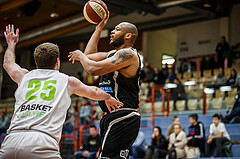 Basketball, Basketball Zweite Liga, Grunddurchgang 17.Runde, Basket Flames, Mattersburg Rocks, Gary WARE (14)