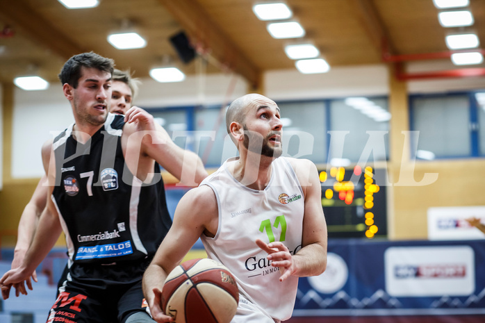 Basketball, Basketball Zweite Liga, Grunddurchgang 17.Runde, Basket Flames, Mattersburg Rocks, Tobias Stadelmann (11)