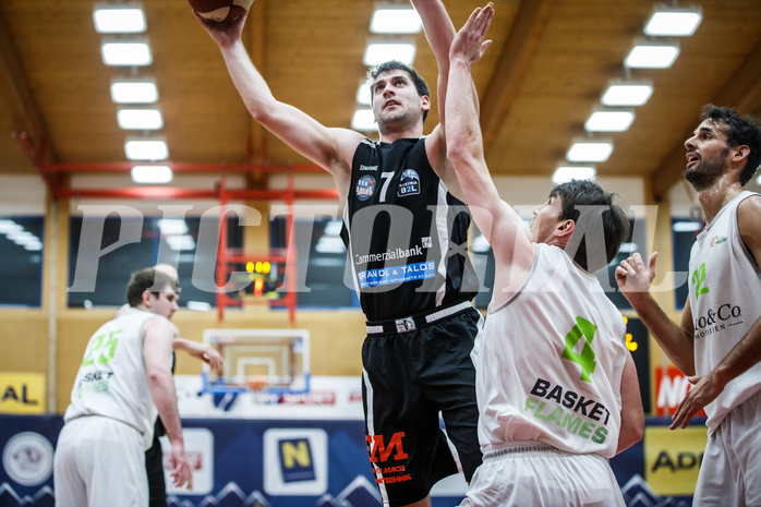 Basketball, Basketball Zweite Liga, Grunddurchgang 17.Runde, Basket Flames, Mattersburg Rocks, Marko SOLDO (7)