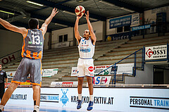 Basketball, bet-at-home Basketball Superliga 2020/21, Platzierungsrunde, 2. Runde, Oberwart Gunners, Klosterneuburg Dukes, Lawrence Alexander (4)