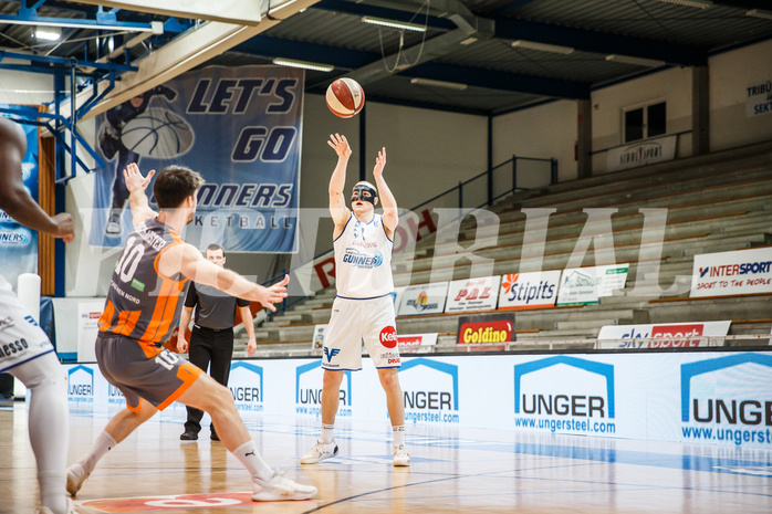 Basketball, bet-at-home Basketball Superliga 2020/21, Platzierungsrunde, 2. Runde, Oberwart Gunners, Klosterneuburg Dukes, Sebastian Käferle (7)