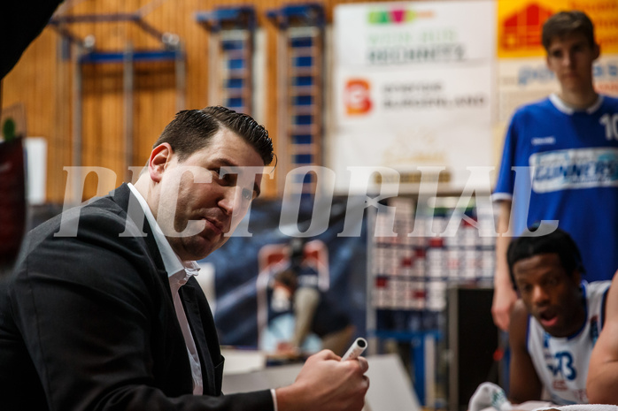 Basketball, bet-at-home Basketball Superliga 2020/21, Platzierungsrunde, 2. Runde, Oberwart Gunners, Klosterneuburg Dukes, Horst Leitner (Coach)