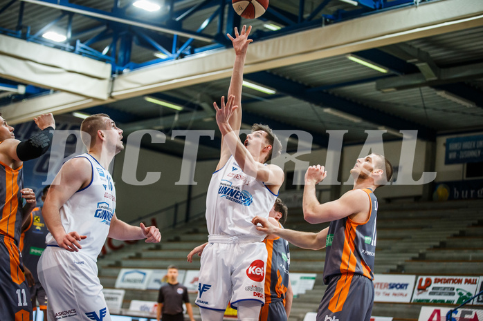 Basketball, bet-at-home Basketball Superliga 2020/21, Platzierungsrunde, 2. Runde, Oberwart Gunners, Klosterneuburg Dukes, 