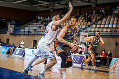 Basketball, bet-at-home Basketball Superliga 2020/21, Platzierungsrunde, 2. Runde, Oberwart Gunners, Klosterneuburg Dukes, Alex Laurent (17)