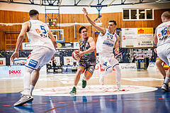 Basketball, bet-at-home Basketball Superliga 2020/21, Platzierungsrunde, 2. Runde, Oberwart Gunners, Klosterneuburg Dukes, Valentin Bauer (14)