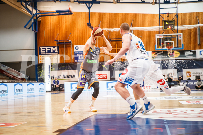 Basketball, bet-at-home Basketball Superliga 2020/21, Platzierungsrunde, 2. Runde, Oberwart Gunners, Klosterneuburg Dukes, Alex Laurent (17)