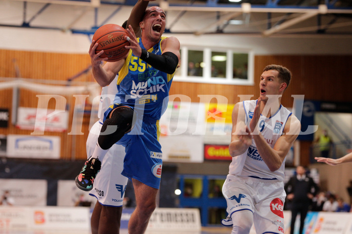 Basketball, bet-at-home Basketball Superliga 2021/22, Grunddurchgang Runde 6, Oberwart Gunners, SKN St. Pölten, #x55#