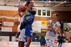 Basketball, bet-at-home Basketball Superliga 2021/22, Grunddurchgang Runde 6, Oberwart Gunners, SKN St. Pölten, #x55#
