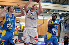 Basketball, bet-at-home Basketball Superliga 2021/22, Grunddurchgang Runde 6, Oberwart Gunners, SKN St. Pölten, Renato Poljak (16)