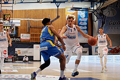 Basketball, bet-at-home Basketball Superliga 2021/22, Grunddurchgang Runde 6, Oberwart Gunners, SKN St. Pölten, Edi Patekar (9)