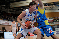 Basketball, bet-at-home Basketball Superliga 2021/22, Grunddurchgang Runde 6, Oberwart Gunners, SKN St. Pölten, Brock Gardner (10)
