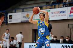 Basketball, bet-at-home Basketball Superliga 2021/22, Grunddurchgang Runde 6, Oberwart Gunners, SKN St. Pölten, Felix Angerbauer (4)