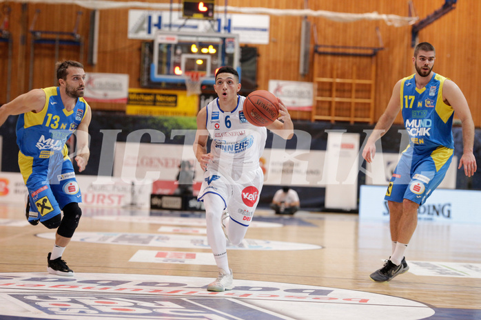 Basketball, bet-at-home Basketball Superliga 2021/22, Grunddurchgang Runde 6, Oberwart Gunners, SKN St. Pölten, Magdy Abou-Ahmed (6)