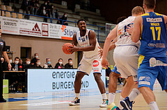 Basketball, bet-at-home Basketball Superliga 2021/22, Grunddurchgang Runde 6, Oberwart Gunners, SKN St. Pölten, Emondre Rickman (14)