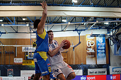 Basketball, bet-at-home Basketball Superliga 2021/22, Grunddurchgang Runde 6, Oberwart Gunners, SKN St. Pölten, Brock Gardner (10)