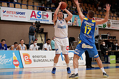 Basketball, bet-at-home Basketball Superliga 2021/22, Grunddurchgang Runde 6, Oberwart Gunners, SKN St. Pölten, Renato Poljak (16)