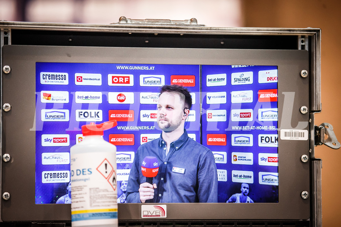 Basketball, bet-at-home Basketball Superliga 2021/22, Grunddurchgang Runde 6, Oberwart Gunners, SKN St. Pölten, Johannes Wiesmann