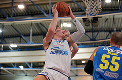 Basketball, bet-at-home Basketball Superliga 2021/22, Grunddurchgang Runde 6, Oberwart Gunners, SKN St. Pölten, Brock Gardner (10)