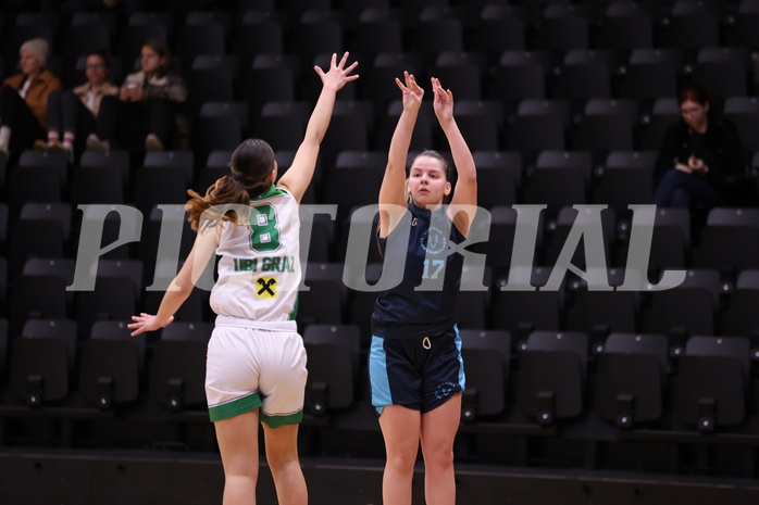 25.02.2023, Graz, Raiffeisen Sportpark, Basketball Damen Superliga 2022/23, Grunddurchgang 14.Runde, UBI Holding Graz - Vienna Timberwolves,  