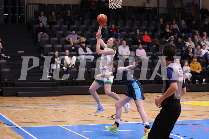 25.02.2023, Graz, Raiffeisen Sportpark, Basketball Damen Superliga 2022/23, Grunddurchgang 14.Runde, UBI Holding Graz - Vienna Timberwolves,  