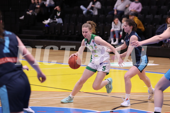 25.02.2023, Graz, Raiffeisen Sportpark, Basketball Damen Superliga 2022/23, Grunddurchgang 14.Runde, UBI Holding Graz - Vienna Timberwolves,  