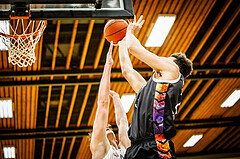 Basketball, Basketball Zweite Liga 2022/23, Grunddurchgang 18.Runde, Mattersburg Rocks, Vienna United, Noah Oguamalam (23)