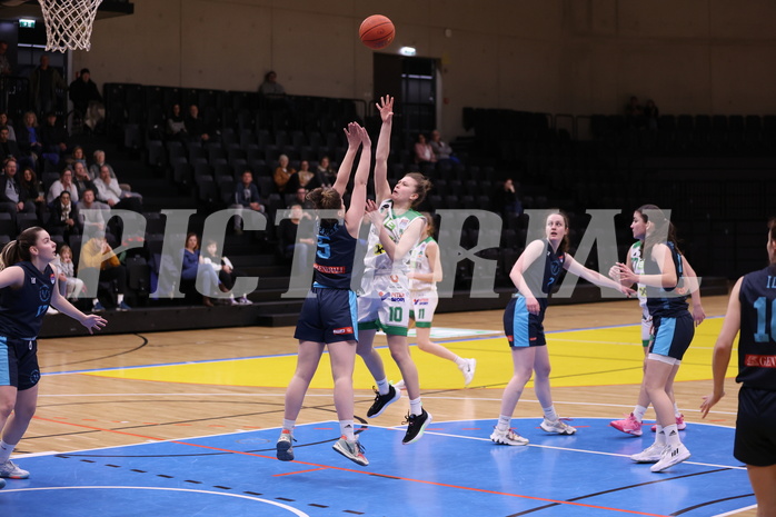 25.02.2023, Graz, Raiffeisen Sportpark, Basketball Damen Superliga 2022/23, Grunddurchgang 14.Runde, UBI Holding Graz - Vienna Timberwolves,  