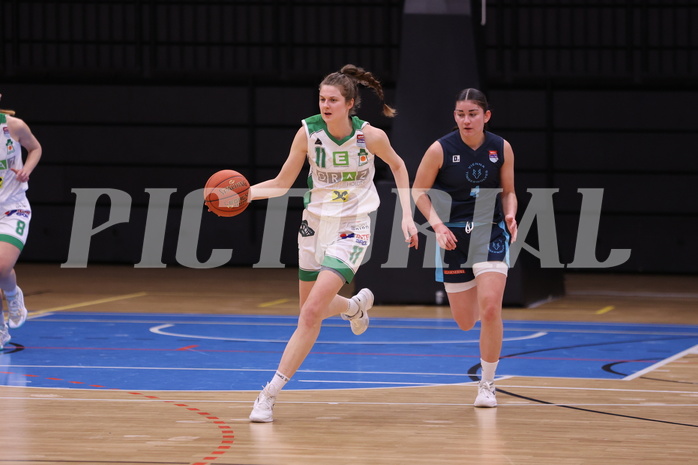 25.02.2023, Graz, Raiffeisen Sportpark, Basketball Damen Superliga 2022/23, Grunddurchgang 14.Runde, UBI Holding Graz - Vienna Timberwolves,  