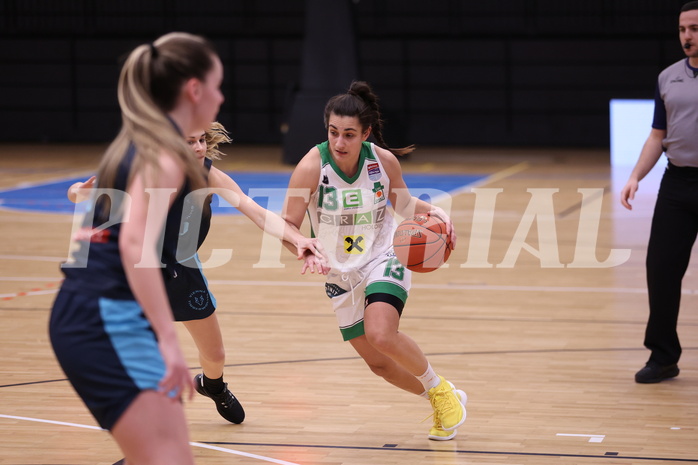 25.02.2023, Graz, Raiffeisen Sportpark, Basketball Damen Superliga 2022/23, Grunddurchgang 14.Runde, UBI Holding Graz - Vienna Timberwolves,  