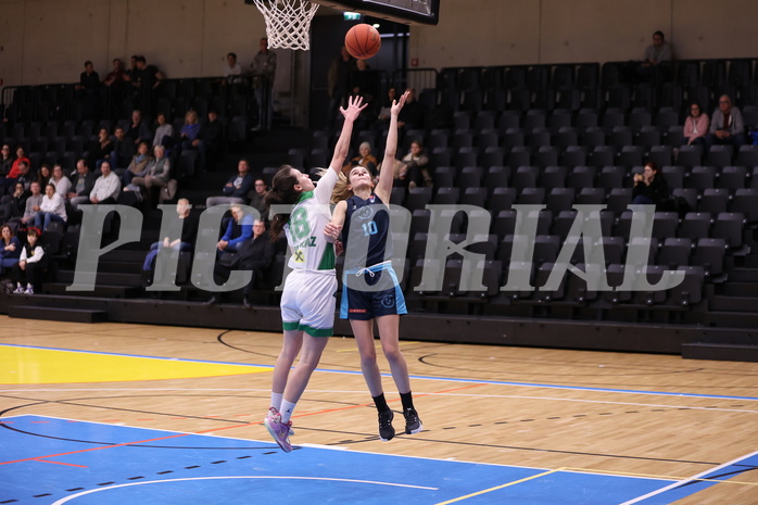 25.02.2023, Graz, Raiffeisen Sportpark, Basketball Damen Superliga 2022/23, Grunddurchgang 14.Runde, UBI Holding Graz - Vienna Timberwolves,  