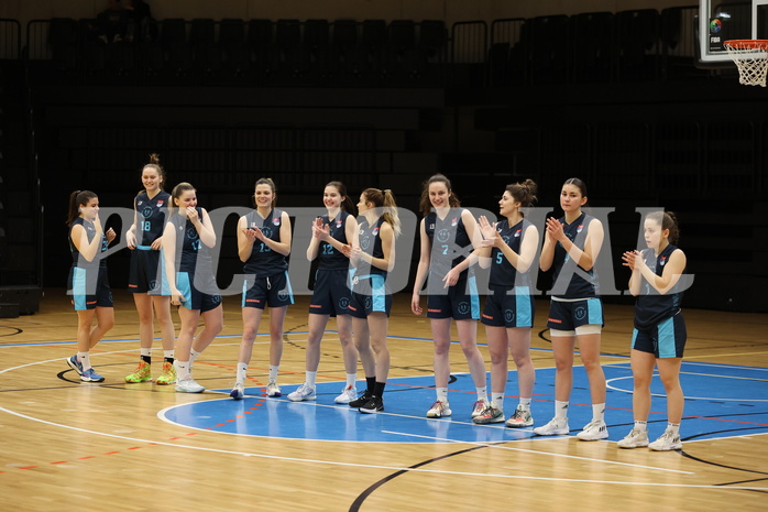 25.02.2023, Graz, Raiffeisen Sportpark, Basketball Damen Superliga 2022/23, Grunddurchgang 14.Runde, UBI Holding Graz - Vienna Timberwolves,  