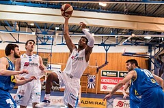Basketball, ABL 2016/17, Grunddurchgang 31.Runde, Oberwart Gunners, UBSC Graz, Andell Cumberbatch (13)