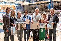 Basketball, ABL 2016/17, Grunddurchgang 31.Runde, Oberwart Gunners, UBSC Graz, Gunners Tombola Preisverleihung