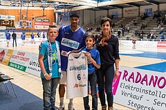 Basketball, ABL 2016/17, Grunddurchgang 31.Runde, Oberwart Gunners, UBSC Graz, Gunners Tombola Preisverleihung