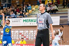 Basketball, ABL 2016/17, Grunddurchgang 31.Runde, Oberwart Gunners, UBSC Graz, Referee Bernhard Attwenger