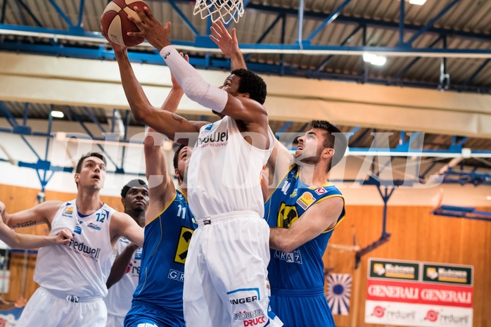 Basketball, ABL 2016/17, Grunddurchgang 31.Runde, Oberwart Gunners, UBSC Graz, Andell Cumberbatch (13)