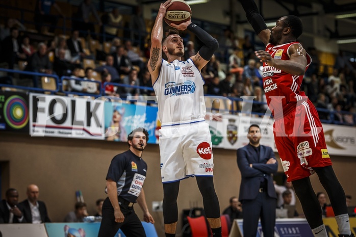 Basketball, ABL 2018/19, Playoff VF Spiel 2, Oberwart Gunners, BC Vienna, Hayden Thomas Lescault (11)
