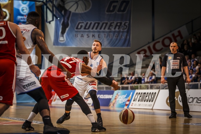 Basketball, ABL 2018/19, Playoff VF Spiel 2, Oberwart Gunners, BC Vienna, Hayden Thomas Lescault (11)