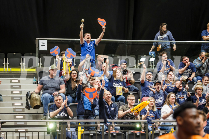 Basketball, Basketball Austria Cup 2019/20, Finale, Kapfenberg Bulls, Klosterneuburg Dukes, Bulls Fans