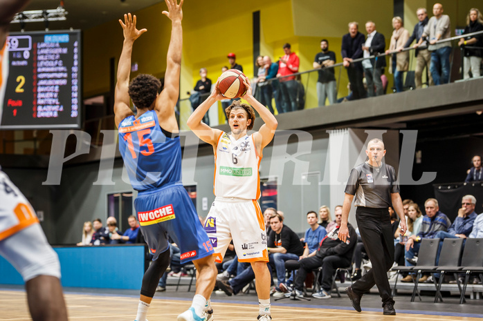 Basketball, Basketball Austria Cup 2019/20, Finale, Kapfenberg Bulls, Klosterneuburg Dukes, Moritz Lanegger (6)