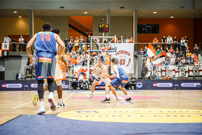 Basketball, Basketball Austria Cup 2019/20, Finale, Kapfenberg Bulls, Klosterneuburg Dukes, Valentin Bauer (14)